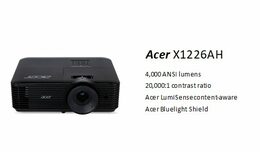 Projektor Acer X1226AH DLP, XGA, 3D, 16:9,