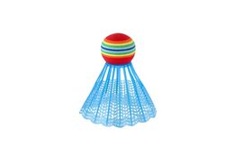 Teddies Míčky/Košíčky na badminton barevné 4ks plast v sáčku 10,5x27x5cm