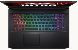 Ntb Acer Nitro 5 (AN517-54-55FJ) i5-11400H, 17.3", 1920 x 1080 (FHD), RAM 16GB, SSD 512GB, , bez optické mechaniky, nVidia GeForce RTX 3060, - 6 GB,, bez OS  - černý