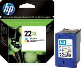 Inkoustová náplň HP 22XL, 415 stran, CMY originální
