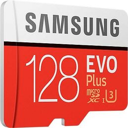 Paměťová karta Samsung Micro SDXC EVO+ 128GB UHS-I U3 (100R/90W) + adapter