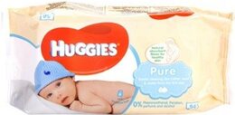 Huggies Pure vlhčené ubrousky 56 ks