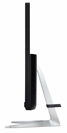 Počítač All In One Acer Aspire C24-1750 23.8", 1920 x 1080 Full HD , bezdotykový, i5-1240P, SSD 1024 GB, Iris Xe, Microsoft Windows 11 Home - černý/stříbrný