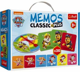 Pexeso classic & plus Tlapková patrola/Paw Patrol v krabici  27x19x6cm