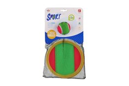 Lambáda/Catch ball hra s míčkem na suchý zip 20cm v síťce