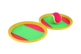 Lambáda/Catch ball hra s míčkem na suchý zip 20cm v síťce