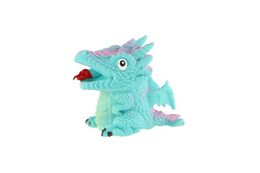 Dinosaurus/vejce obracecí silikon 15cm 4 druhy na kartě