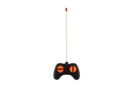 Auto RC s vlekem s dinosaurem plast 28cm na baterie 27mHz se světlem, zvukem v krabici 35x14x11cm