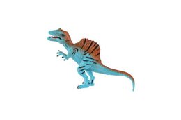Auto RC s vlekem s dinosaurem plast 28cm na baterie 27mHz se světlem, zvukem v krabici 35x14x11cm