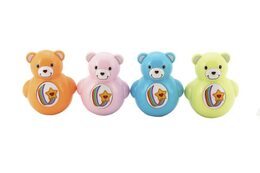 Teddies Medvídek kývací 10 cm plast se zvukem 4 barvy v krabičce 10x12x8cm