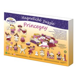 Detoa Magnetické puzzle Princezny v krabici 33x23x3,5cm