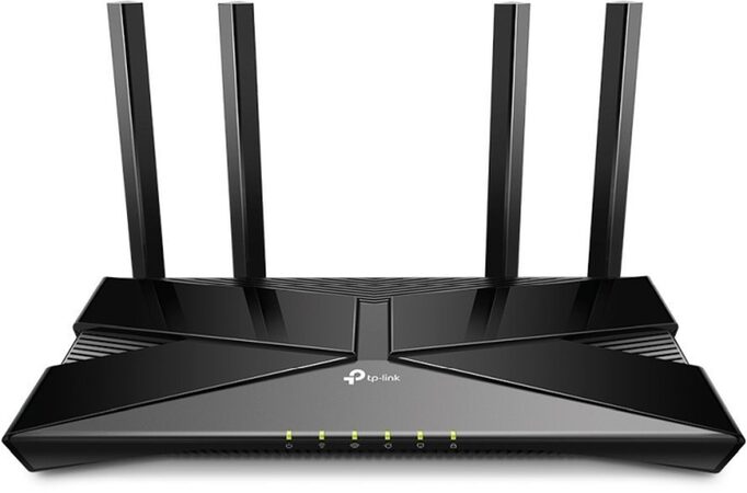 WiFi router TP-Link EX220 WiFi 6 AP AX1800, 4x GLAN, 1x GWAN, 574Mbps 2,4/ 1201Mbps 5GHz, TR-069