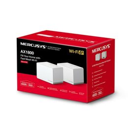 WiFi router TP-Link Mercusys Halo H70X(2-pack) WiFi 6, 3x GLAN, 2,4/ 5GHz AX1800
