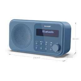 DR-P420BL FM/DAB RADIOPŘIJÍMAČ SHARP