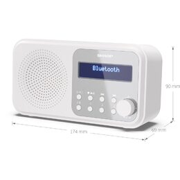 DR-P420WH FM/DAB RADIOPŘIJÍMAČ SHARP