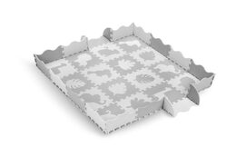 Hrací podložka pěnové puzzle MoMi ZAWI šedá
