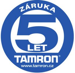 5 let záruka na objektivy Tamron