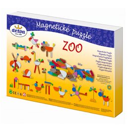 Detoa Magnetické puzzle ZOO v krabici 33x23x3,5cm