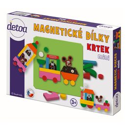Dřevěné hračky Magnetické dílky Krtek MINI
