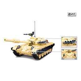 Sluban Model Bricks M38-B1011 Bitevní tank T-72B3 2v1