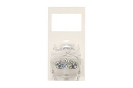Obličejové zdobící diamanty/kamínky Ledová princezna plast 2 druhy v sáčku 18x17,5cm