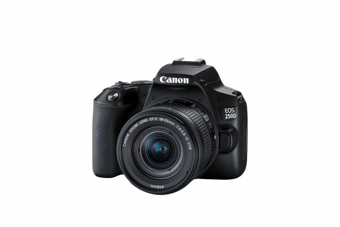 Zrcadlovka Canon EOS 250D + 18-55 IS STM, černá