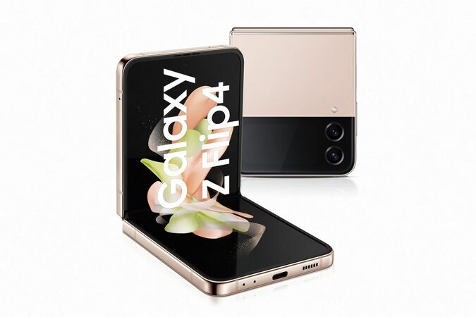 Mobilní telefon Samsung Galaxy Z Flip4 5G 8 GB / 128 GB - zlatý