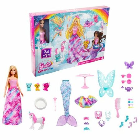 Panenka Mattel Barbie Pohádkový adventní kalendář