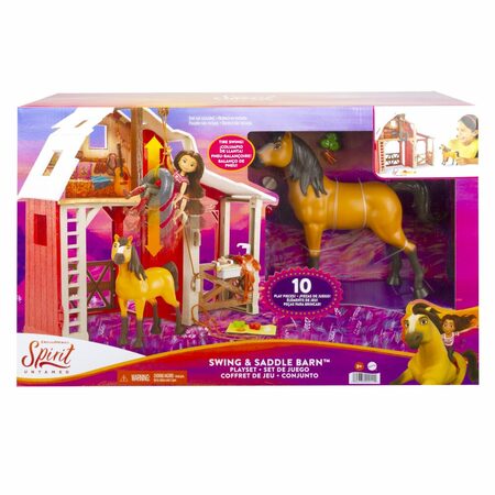 Hrací set Mattel Spirit stáj