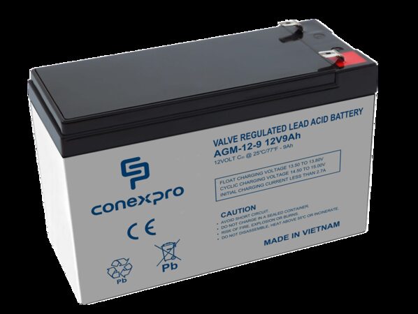Baterie Conexpro AGM-12-9 VRLA AGM 12V/9Ah, F2
