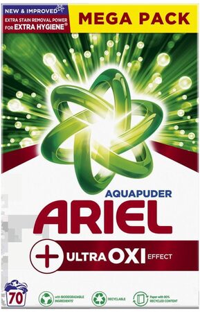 Ariel Prací Prášek +Extra Clean Power 4,55 kg 70 PD