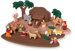 small foot Dětský dřevěný betlém s figurkami