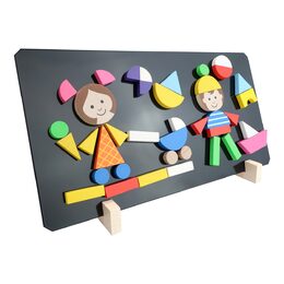 Magnetické puzzle děti v krabici 33x23x3 5cm