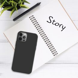 Kryt Story iPhone 14, černý FIXED