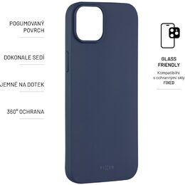 Kryt Story iPhone 14 Plus, modrý FIXED
