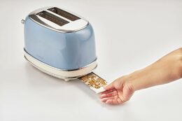 Ariete Vintage Toaster 155/15, modrý