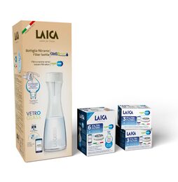 Laica Filtrační stolní lahev Flow´N GO - Vetro Glass