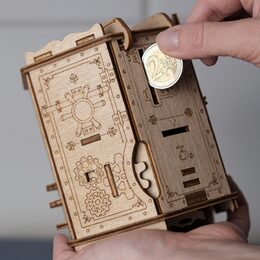 EscapeWelt 3D dřevěná skládačka hlavolamu Fort Knox Pro