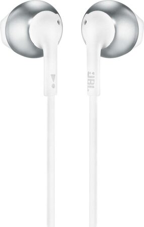 JBL T205 White Chrome