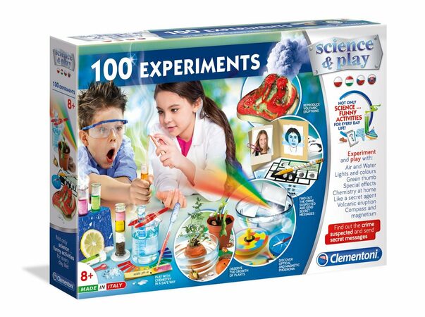 Sada Clementoni Dětská laboratoř - 100 vědeckých experimentů