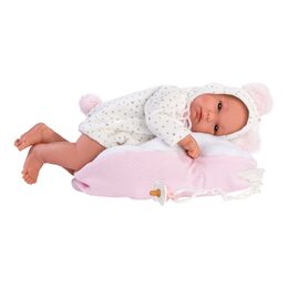 Llorens New Born holčička v textilní houpačce 35 cm