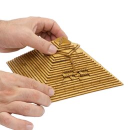 EscapeWelt 3D dřevěná mechanická skládačka hlavolamu Pyramida