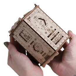 EscapeWelt 3D dřevěná skládačka hlavolamu Fort Knox Pro