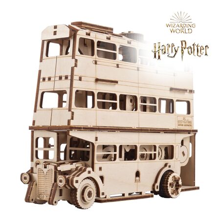 Ugears 3D dřevěné mechanické puzzle Harry Potter Rytířský autobus