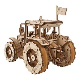 Ugears 3D dřevěné mechanické puzzle Traktor Wins
