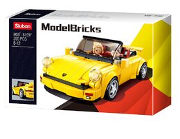 Sluban ModelBricks M38-B1097 Německý žlutý sportovní vůz