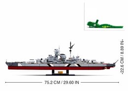 Sluban ModelBricks M38-B1102 Bitevní loď Bismarck 2v1
