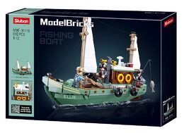 Sluban ModelBricks M38-B1119 Rybářská loď Ellie
