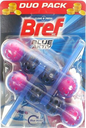 Bref Blue Aktiv WC blok Fresh Flowers 2 x 50 g