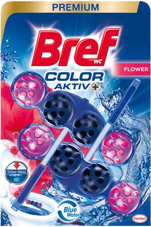 Bref Blue Aktiv WC blok Fresh Flowers 2 x 50 g